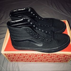 vans sk8 triple black